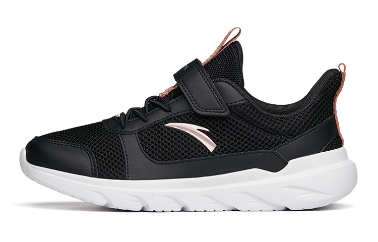 (Preschool) Anta Sneakers 'Black Gold Velcro' A33035572-2