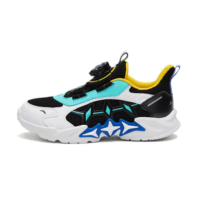 (PS) Anta Sport Casual 'Black White Yellow Green'