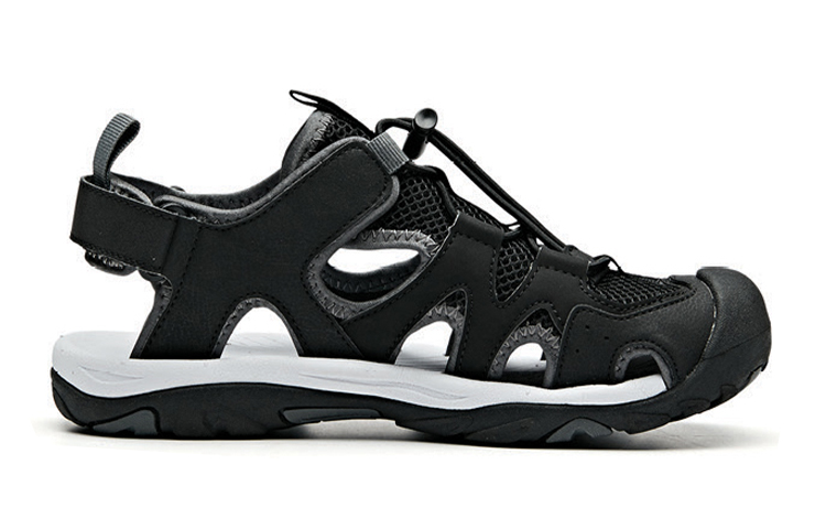 Order (Preschool) Anta Sport Sandals 'Black Grey' A33026610A-1