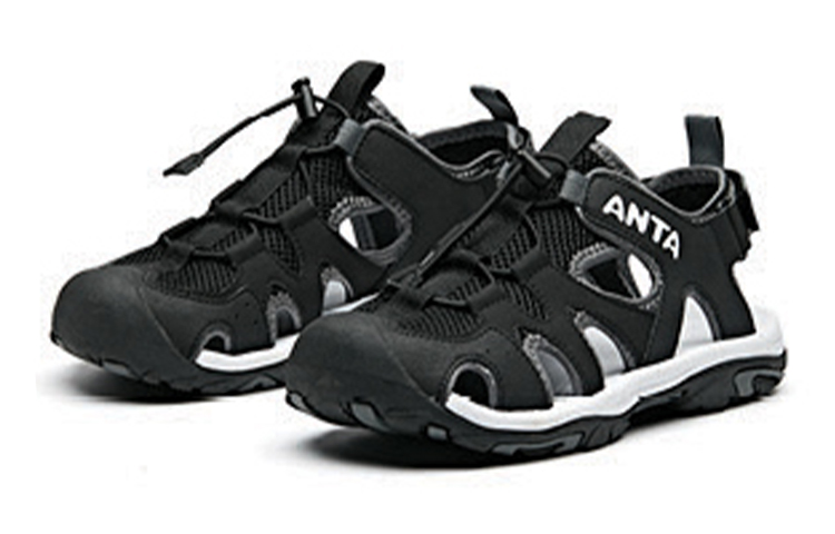 Lookbook (Preschool) Anta Sport Sandals 'Black Grey' A33026610A-1