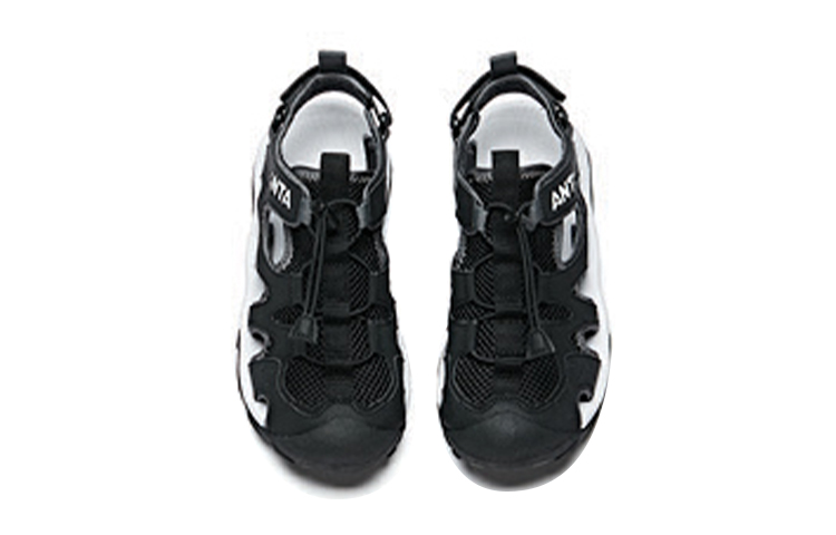 Shop (Preschool) Anta Sport Sandals 'Black Grey' A33026610A-1
