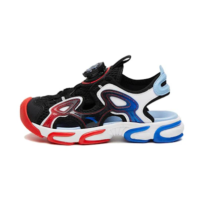 (PS) Anta Sport Sandals 'Black White Blue'
