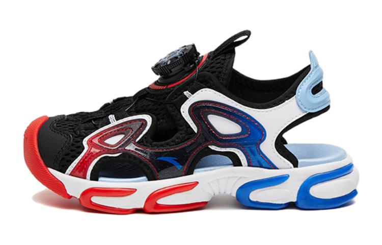 (Preschool) Anta Sport Sandals 'Black White Blue' 312329975-3