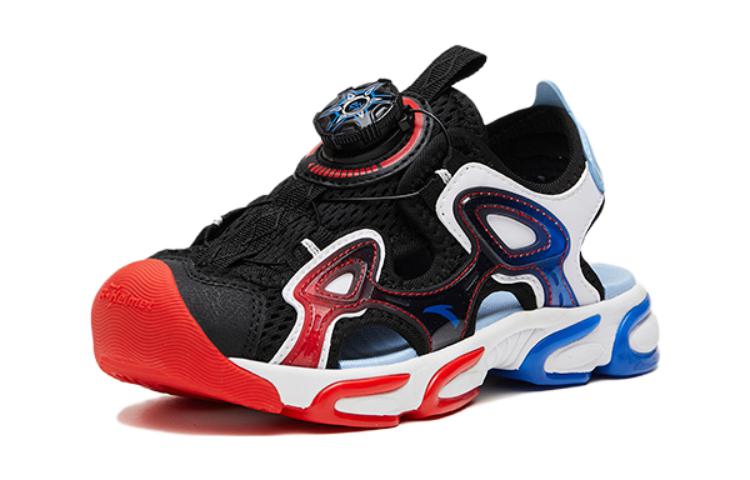 Order (Preschool) Anta Sport Sandals 'Black White Blue' 312329975-3