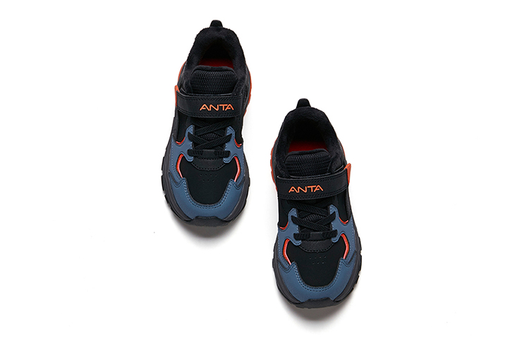 (PS) Anta Sports Casual 'Black Grey Orange' 圖 3