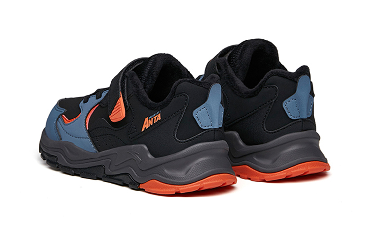 Shop (PS) Anta Sports Kasual 'Hitam Kelabu Oren' A312146981A-2