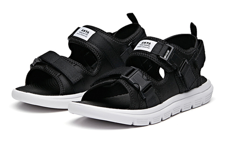 (PS) Anta Sports Sandal 'Black' 圖 3
