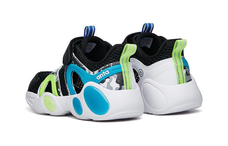 (PS) Anta Sports Sandal 'Black Blue Green' 圖 3