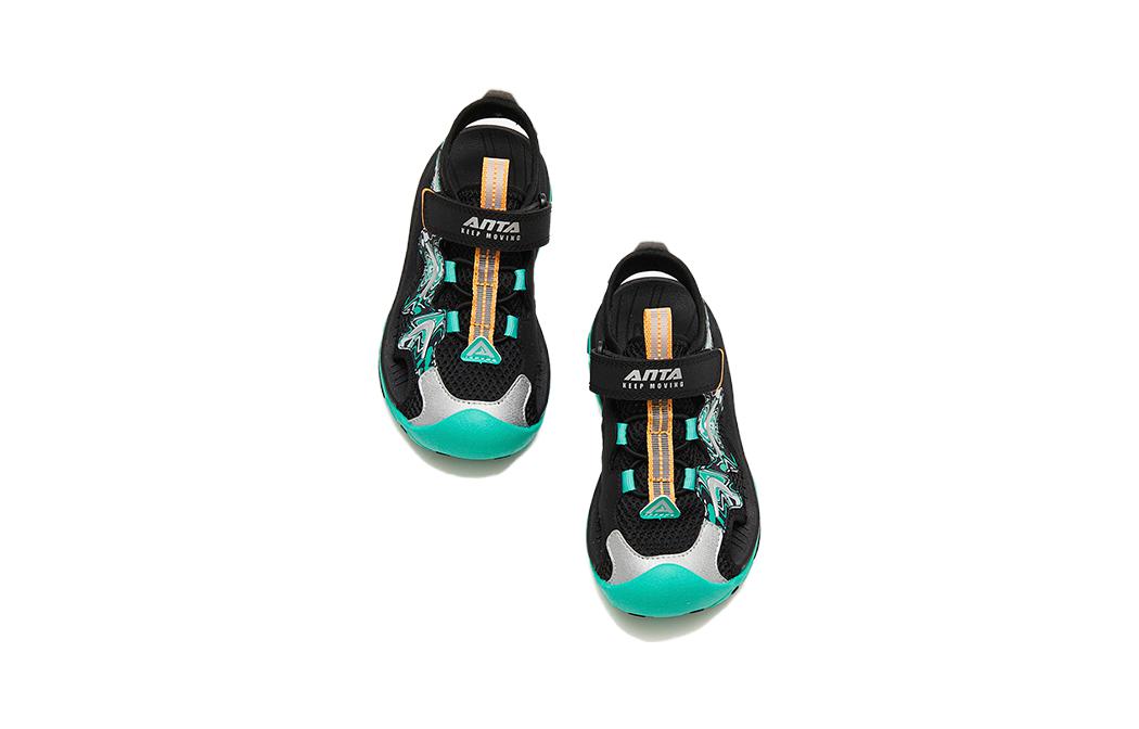 (PS) Anta Sports Sandal 'Black Green' 圖 3