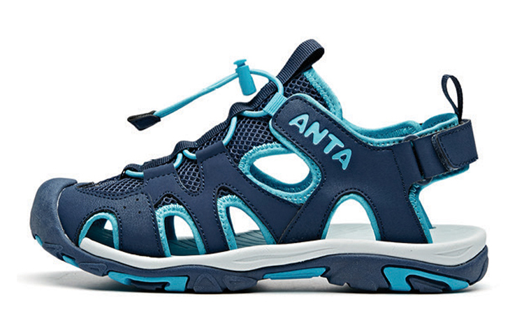 (Preschool) Anta Sports Sandal 'Blue Grey' A33026610A-4
