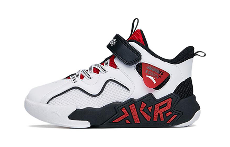 (Preschool) Anta Star 'Cement White Black Red' A312229966-1
