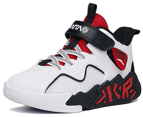 (Preschool) Anta Star 'Cement White Black Red' A312229966-1 Order (Preschool) Anta Star 'Cement White Black Red' A312229966-1