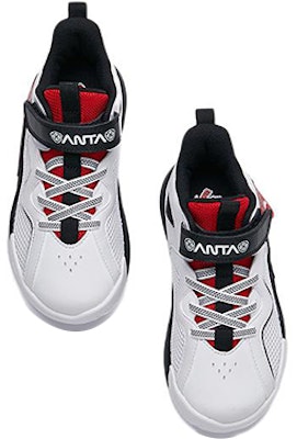 (Preschool) Anta Star 'Cement White Black Red' A312229966-1 Lookbook (Preschool) Anta Star 'Cement White Black Red' A312229966-1