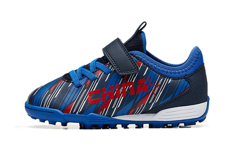 (Preschool) Anta Training Football Shoe 'Blue Grey Velcro' A312239955-2