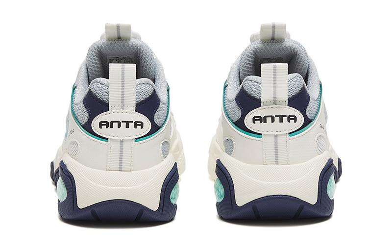 Shop (Preschool) Anta Trendy Lightweight Low 'White Grey Green' 312318815-1