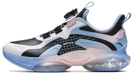 大童 Anta安踏 UFO5.0 革面 防滑耐磨 低筒 兒童跑步鞋 黑白藍 Buy 大童 Anta安踏 UFO5.0 革面 防滑耐磨 低筒 兒童跑步鞋 黑白藍