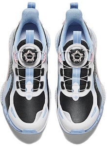 大童 Anta安踏 UFO5.0 革面 防滑耐磨 低筒 兒童跑步鞋 黑白藍 Lookbook 大童 Anta安踏 UFO5.0 革面 防滑耐磨 低筒 兒童跑步鞋 黑白藍