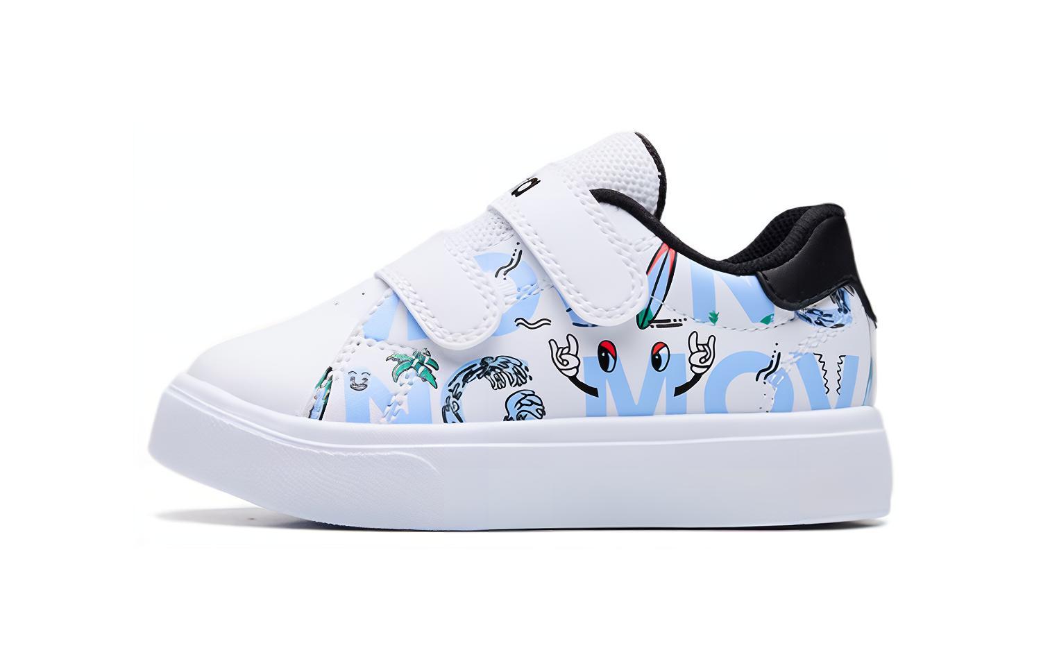 (Preschool) Anta Velcro 'White Black Blue' 312230031-3