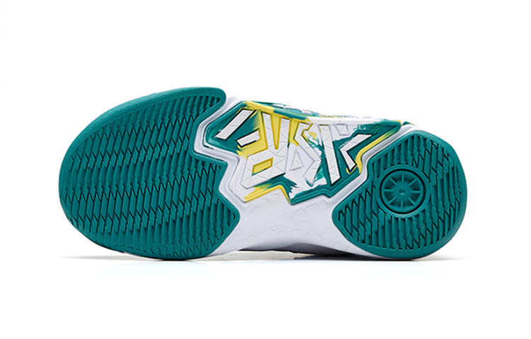 Purchase (PS) Anta Chaussures Basket Velcro ''Noir Blanc Bleu'' ''Ciment Kryptonite'' 312239954N-3