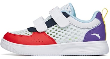(Preschool) Anta Velcro Lightweight Breathable 'White Red' A312229901-2 (Preschool) Anta Velcro Lightweight Breathable 'White Red' A312229901-2