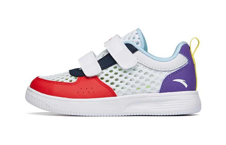 (Preschool) Anta Velcro Lightweight Breathable 'White Red' A312229901-2