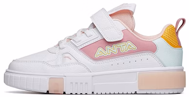 (Preschool) Anta Velcro Low 'White Pink' 322218083-2 (Preschool) Anta Velcro Low 'White Pink' 322218083-2