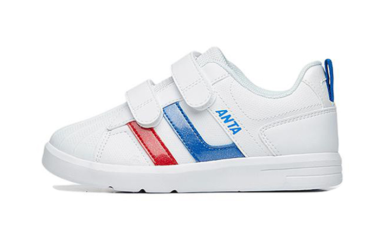 (Preschool) Anta Velcro Low 'White Red Blue' A312239991-2