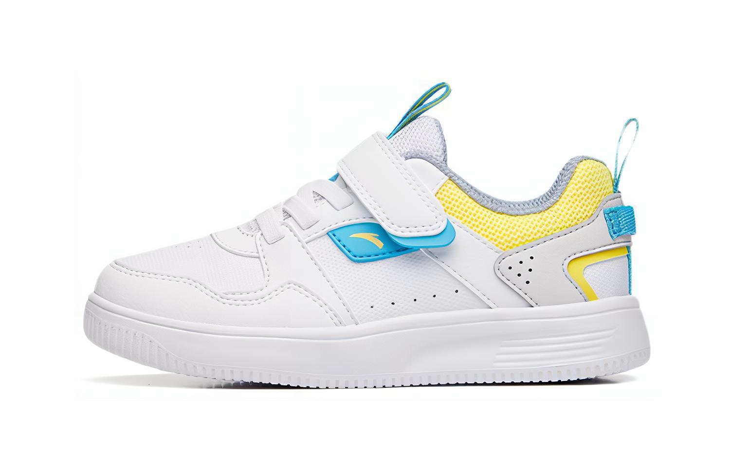 (Preschool) Anta Velcro Low 'White Yellow' A312239933-2