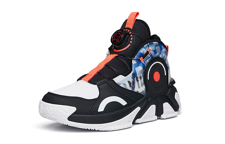 (PS) Anta Velcro Sneaker 'Black White Red Silver' 圖 2