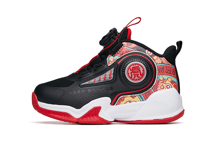 (Preschool) Anta Windchaser 7.0 'Black Red Yellow' 312219951-1
