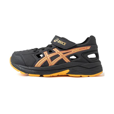 (PS) ASICS Air Hollow Sandals 'Black Orange'