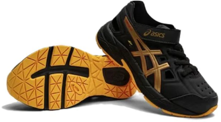 中童 Asics 舒適百搭 減震耐磨兒童涼鞋 黑色 Order 中童 Asics 舒適百搭 減震耐磨兒童涼鞋 黑色