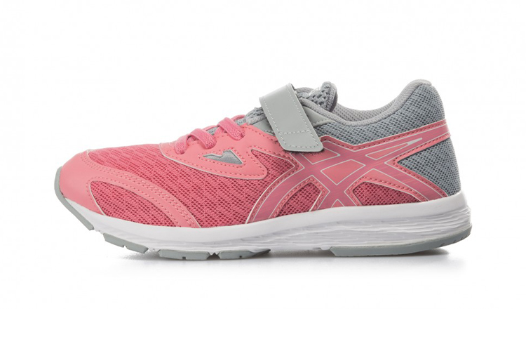 (Preschool) ASICS Amplica 'Pink Grey Velcro' C809N-700