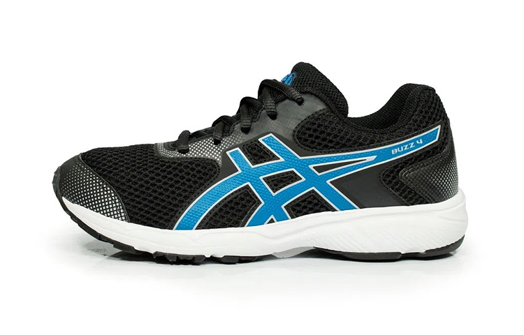 (Preschool) ASICS Buzz 4 'Black Blue' 1014A243-003