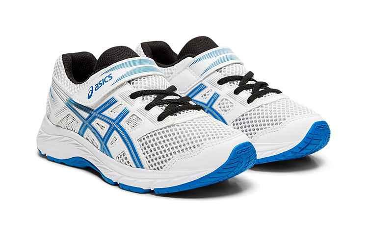 Lookbook 中童 Asics Contend 5 舒適耐磨跑步鞋 白藍