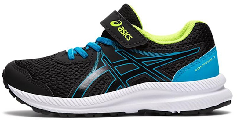 (PS) ASICS Contend 7 'Hitam Digital Aqua' 1014A194-007 Buy (PS) ASICS Contend 7 'Hitam Digital Aqua' 1014A194-007