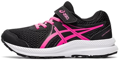 (Preschool) ASICS Contend 7 'Black Hot Pink' 1014A194-006 (Preschool) ASICS Contend 7 'Black Hot Pink' 1014A194-006