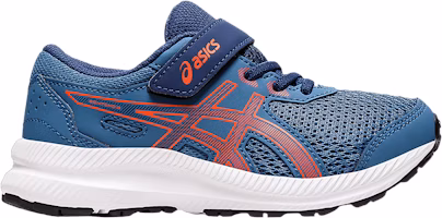 (Preschool) ASICS Contend 8 'Azure Cherry Tomato' 1014A258-401 (Preschool) ASICS Contend 8 'Azure Cherry Tomato' 1014A258-401