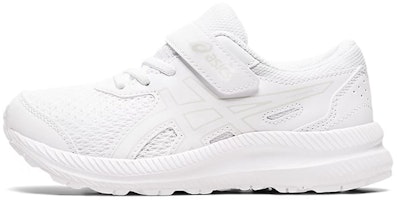 (Preschool) ASICS Contend 8 'Triple White' 1014A258-100 (Preschool) ASICS Contend 8 'Triple White' 1014A258-100