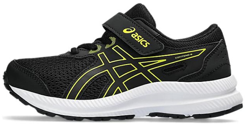 (Preschool) ASICS Contend 8 Black Bright Yellow 1014A258-009 Buy (Preschool) ASICS Contend 8 Black Bright Yellow 1014A258-009