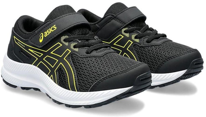 (Preschool) ASICS Contend 8 Black Bright Yellow 1014A258-009 Order (Preschool) ASICS Contend 8 Black Bright Yellow 1014A258-009