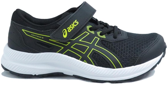 (PS) ASICS Contend 8 Hitam Kuning Terang 1014A258-009 Details for (PS) ASICS Contend 8 Hitam Kuning Terang 1014A258-009