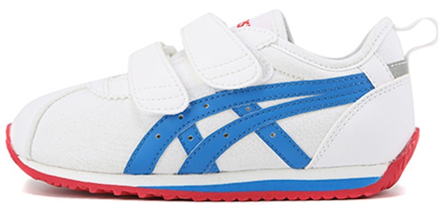 中童 Asics Corsair 復古百搭 低筒跑步鞋 白藍紅拼色 Buy 中童 Asics Corsair 復古百搭 低筒跑步鞋 白藍紅拼色