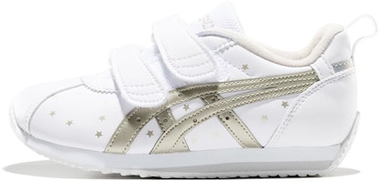 (Preschool) ASICS Corsair Mini Sport Shoes K White/Gold 1144A003-100 (Preschool) ASICS Corsair Mini Sport Shoes K White/Gold 1144A003-100