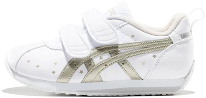 (Preschool) ASICS Corsair Mini Sport Shoes K White/Gold 1144A003-100 (Preschool) ASICS Corsair Mini Sport Shoes K White/Gold 1144A003-100