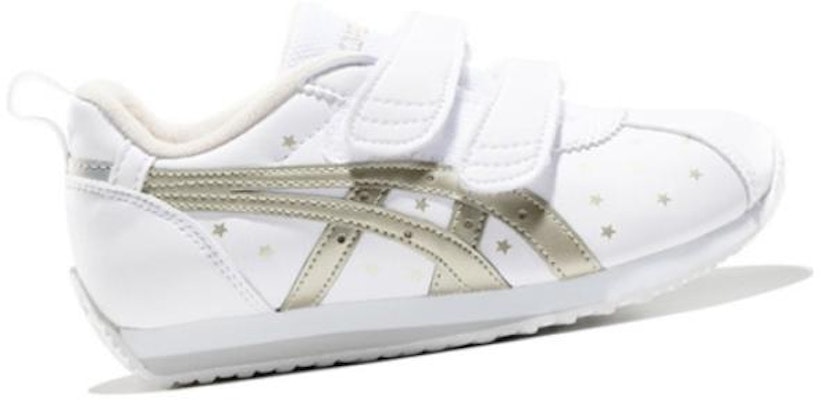 (Preschool) ASICS Corsair Mini Sport Shoes K White/Gold 1144A003-100 Order (Preschool) ASICS Corsair Mini Sport Shoes K White/Gold 1144A003-100