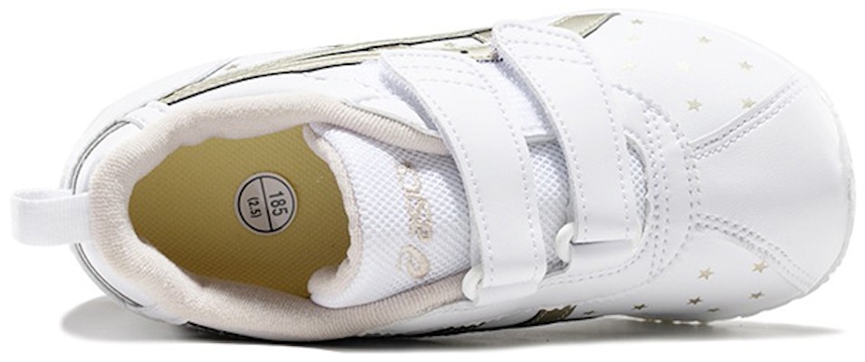 (Preschool) ASICS Corsair Mini Sport Shoes K White/Gold 1144A003-100 Shop (Preschool) ASICS Corsair Mini Sport Shoes K White/Gold 1144A003-100