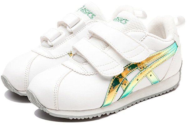 中童 Asics Cotla 輕便運動休閒鞋 鐳射白綠 Order 中童 Asics Cotla 輕便運動休閒鞋 鐳射白綠