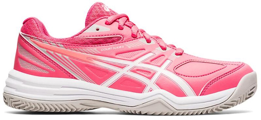(Youth) ASICS Court Slide 2 Clay Pink/ 'White' 1044A022-700 Order (Youth) ASICS Court Slide 2 Clay Pink/ 'White' 1044A022-700