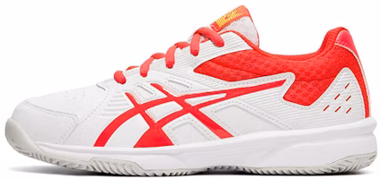 (Youth) ASICS Court Slide Clay 'White Red' 1044A006-101 (Youth) ASICS Court Slide Clay 'White Red' 1044A006-101